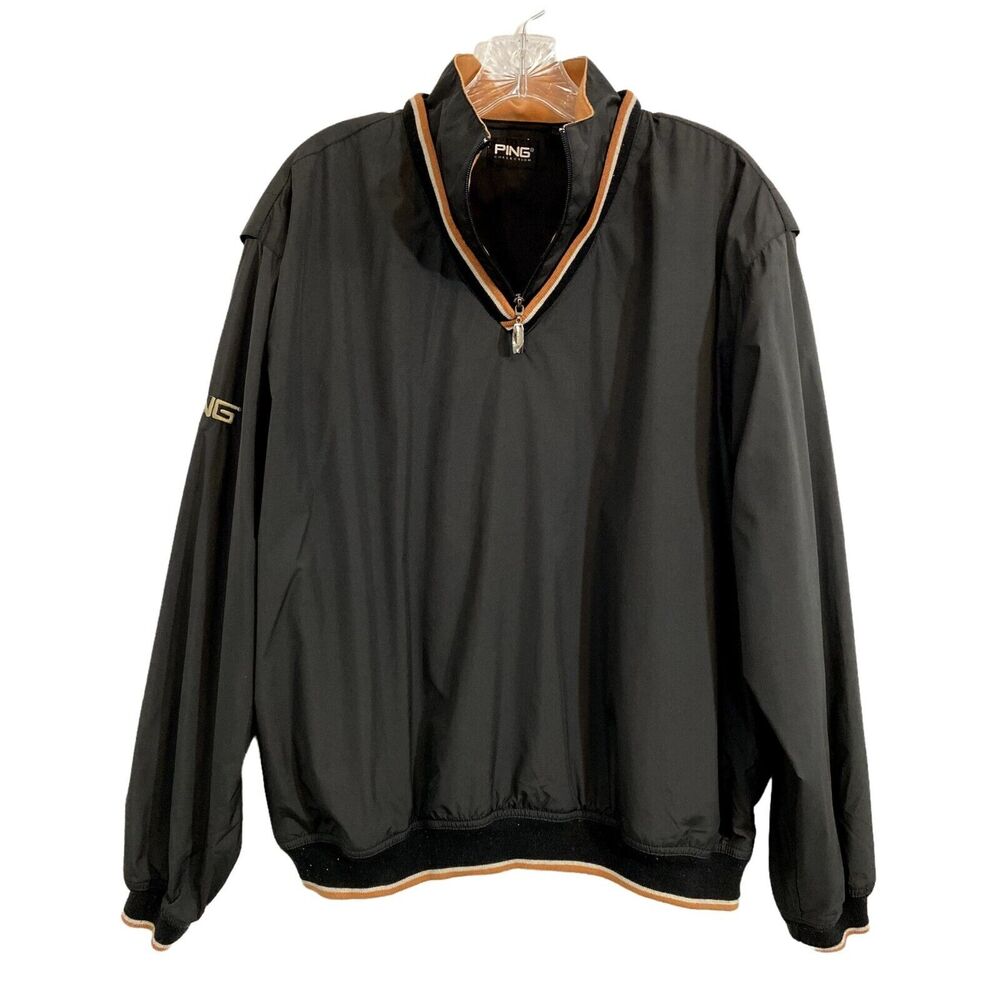 Ping Medium Windbreaker Pullover Pocket Golf Long… - image 1